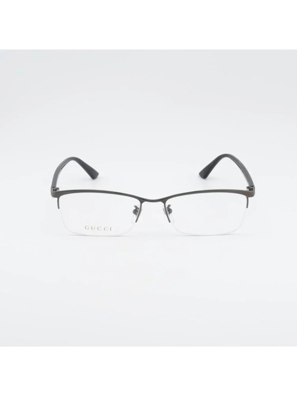 Gucci GG0856OJ 003 Eyeglasses Ruthenium 56mm Rectangle Frame